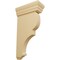 Ekena Millwork 3"W x 6 1/2"D x 12"H Large Rojas Wood Corbel, Alder CORW03X06X12RJAL - alternate 1